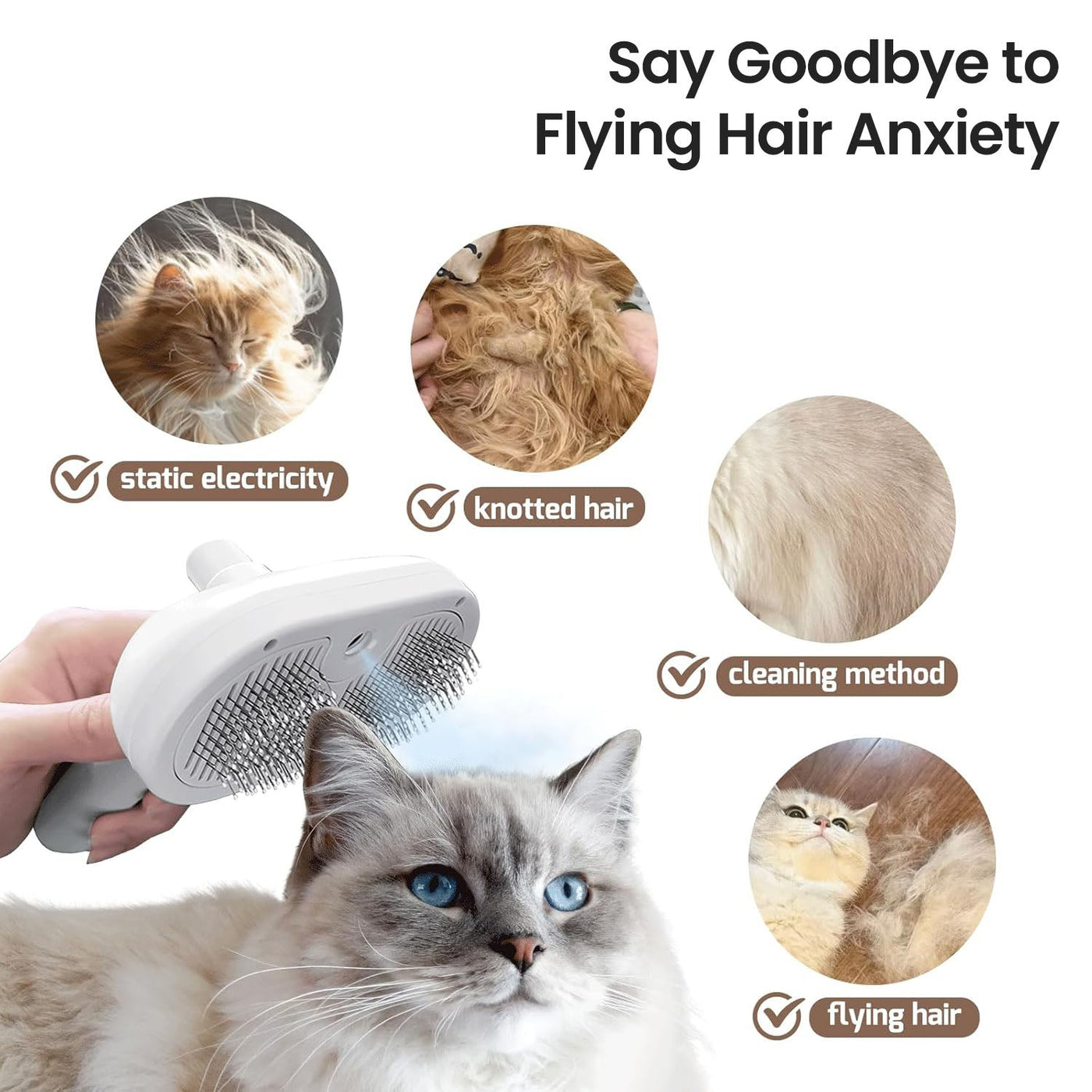 PeloPerfetto ® | Spazzola per toelettatura animali domestici - Shopella