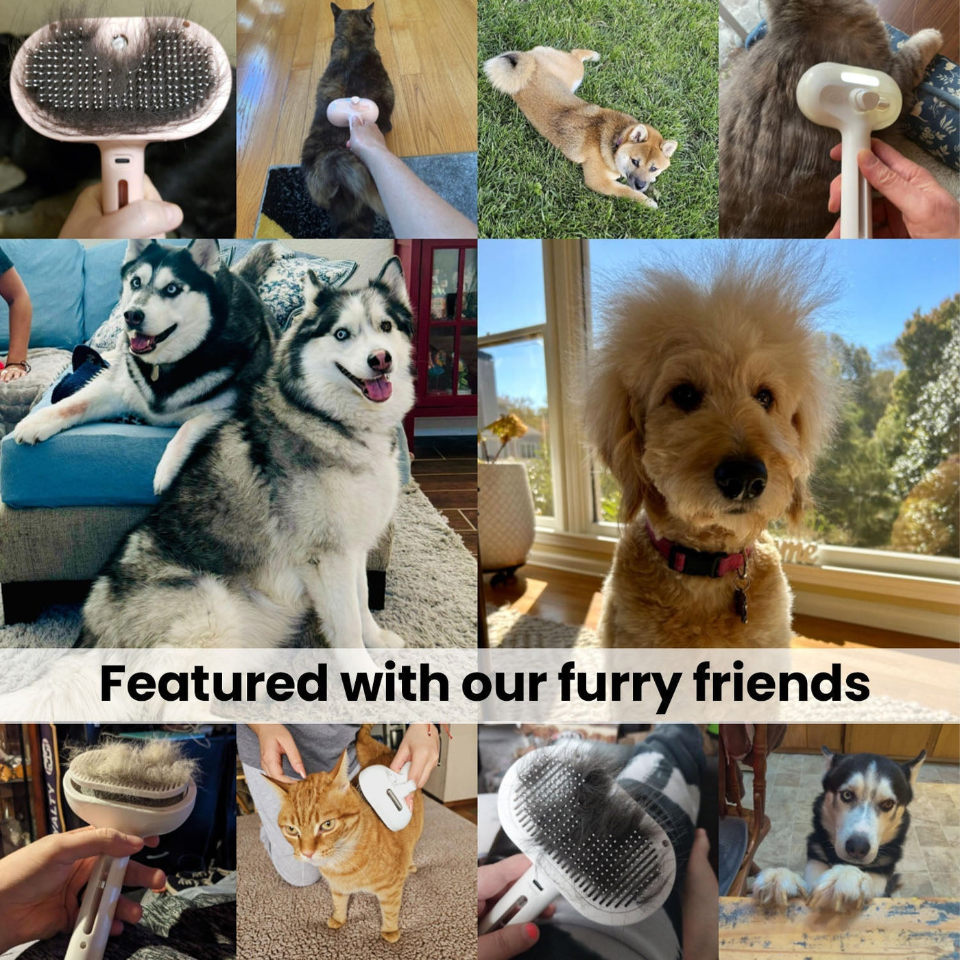 PeloPerfetto ® | Spazzola per toelettatura animali domestici - Shopella