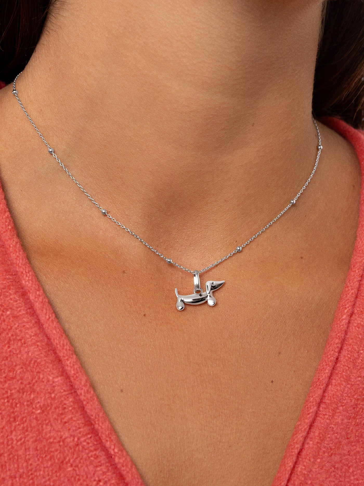 Ciondolo Bassotto Smaltato Nero - Shopella