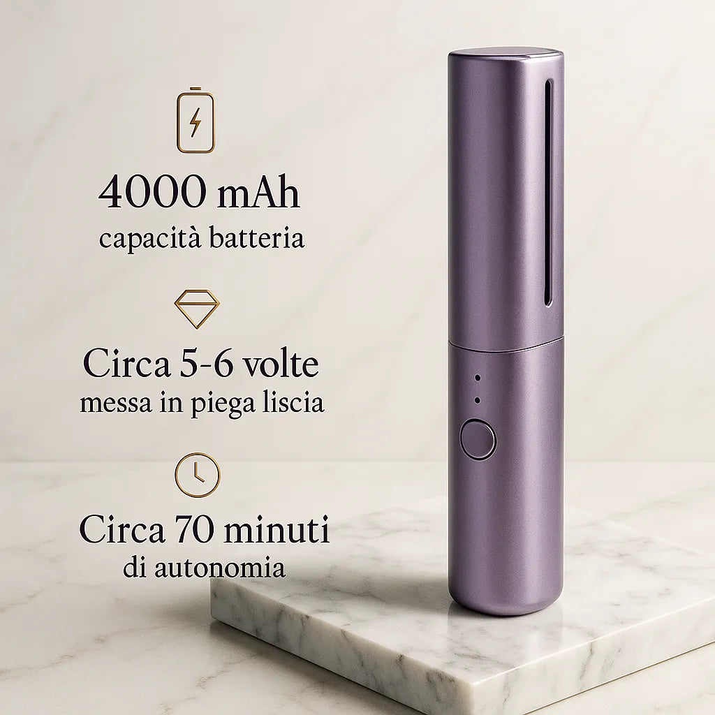 Celestosa ® | Pettine e spazzola lisciante 2 in 1 portatile,effetto salone. - Shopella