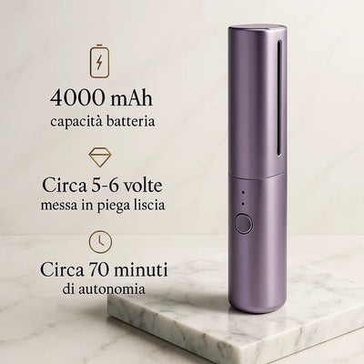 Celestosa ® | Pettine e spazzola lisciante 2 in 1 portatile,effetto salone. - Shopella