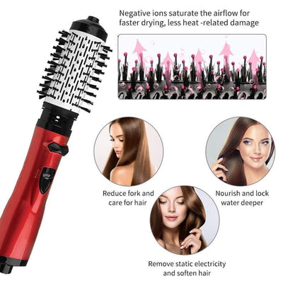 Styler e Asciugacapelli 3-in-1 Rotante ad Aria Calda - Shopella