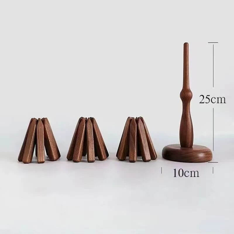 Tappetino da Tavola in Legno di Noce Artistico - Shopella