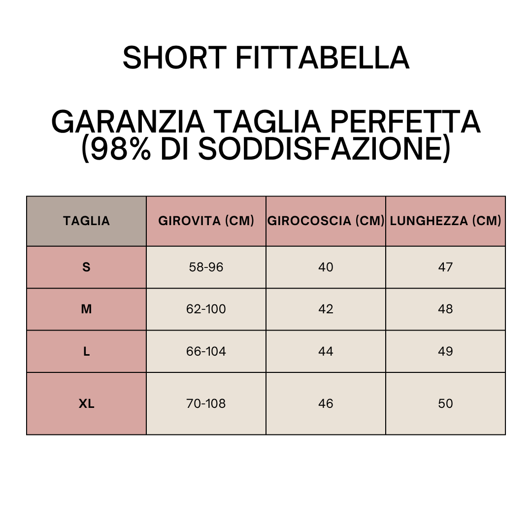 Short 3D Fittabella Sculptura - Ridefinisci la tua silhouette senza sforzo - Shopella
