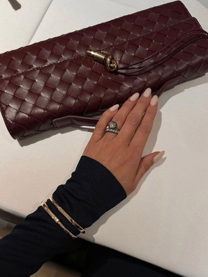 Bianca Borsa Intrecciata - Shopella