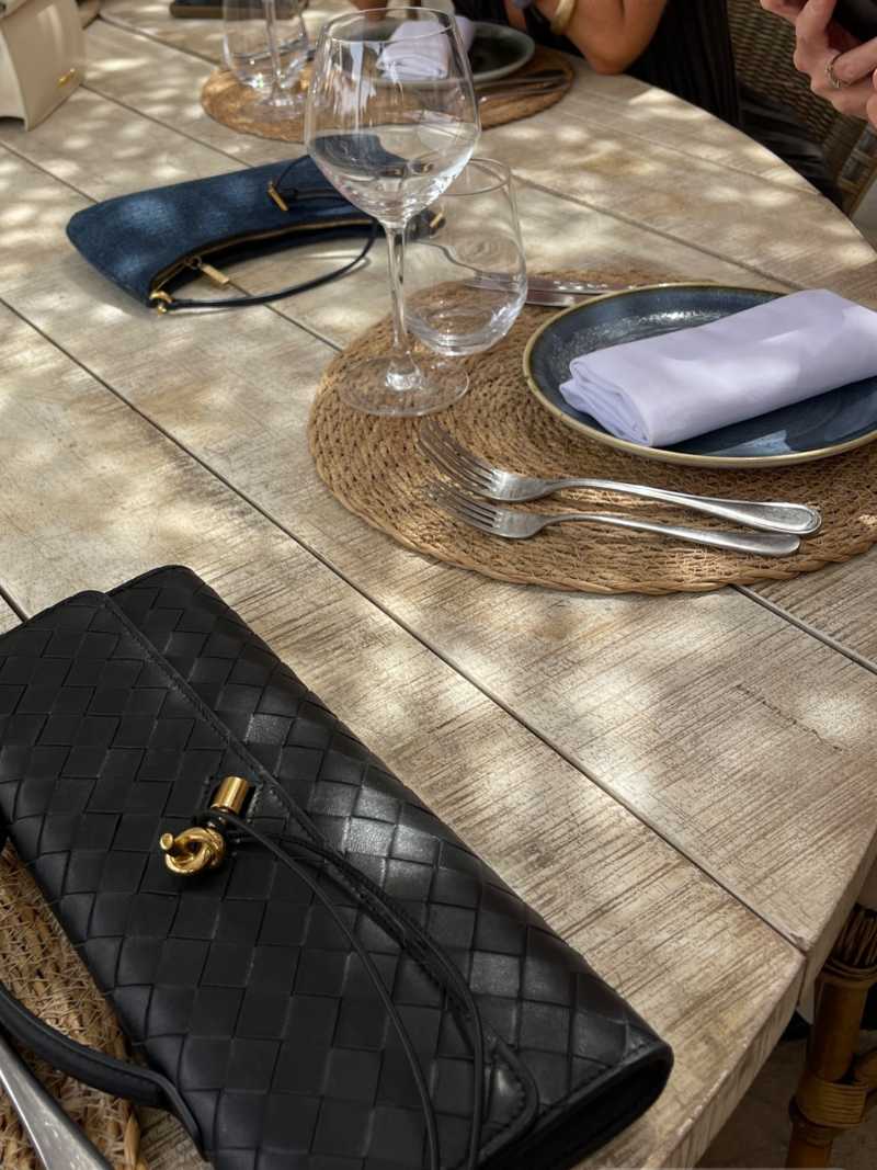 Bianca Borsa Intrecciata - Shopella