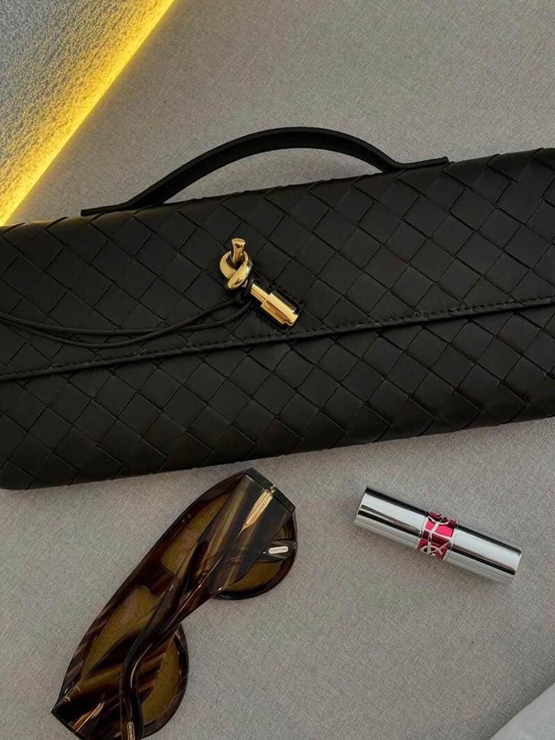 Bianca Borsa Intrecciata - Shopella