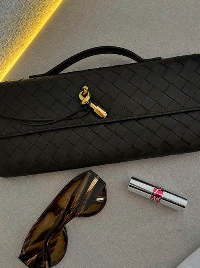 Bianca Borsa Intrecciata - Shopella