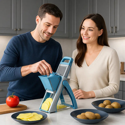 Mandolina da cucina – CucinaFlash 4-in-1 Multifunzionale - Shopella