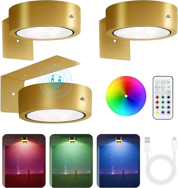 Lampada magnetica con 13 modalità di illuminazione - Shopella