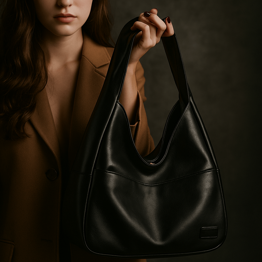 Borsa Hobo Elia – Pelle vegana & manico a spalla - Shopella