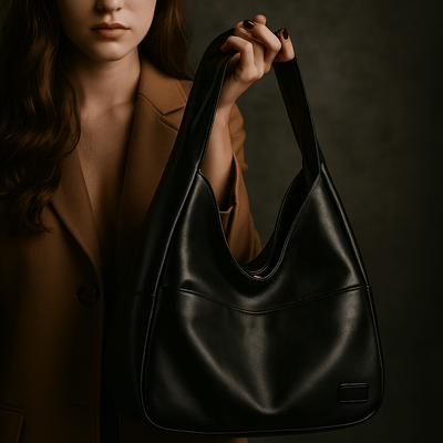 Borsa Hobo Elia – Pelle vegana & manico a spalla - Shopella