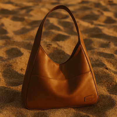 Borsa Hobo Elia – Pelle vegana & manico a spalla - Shopella