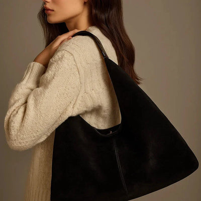 Borsa Hobo Isola – Camoscio & manico a spalla - Shopella