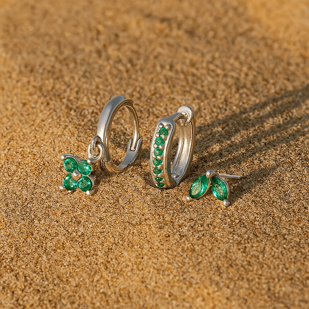 Orecchini Fiori – Argento 925 Placcato oro - Shopella