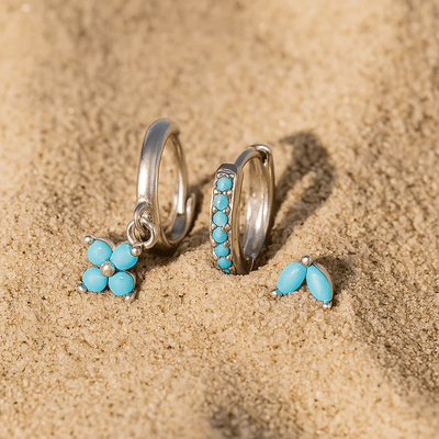 Orecchini Fiori – Argento 925 Placcato oro - Shopella