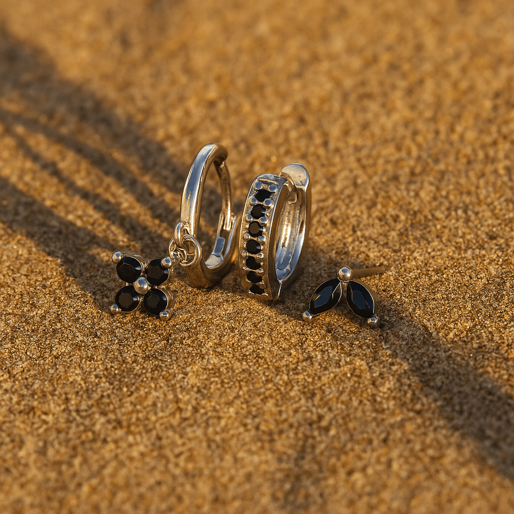 Orecchini Fiori – Argento 925 Placcato oro - Shopella