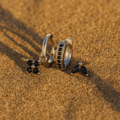 Orecchini Fiori – Argento 925 Placcato oro - Shopella