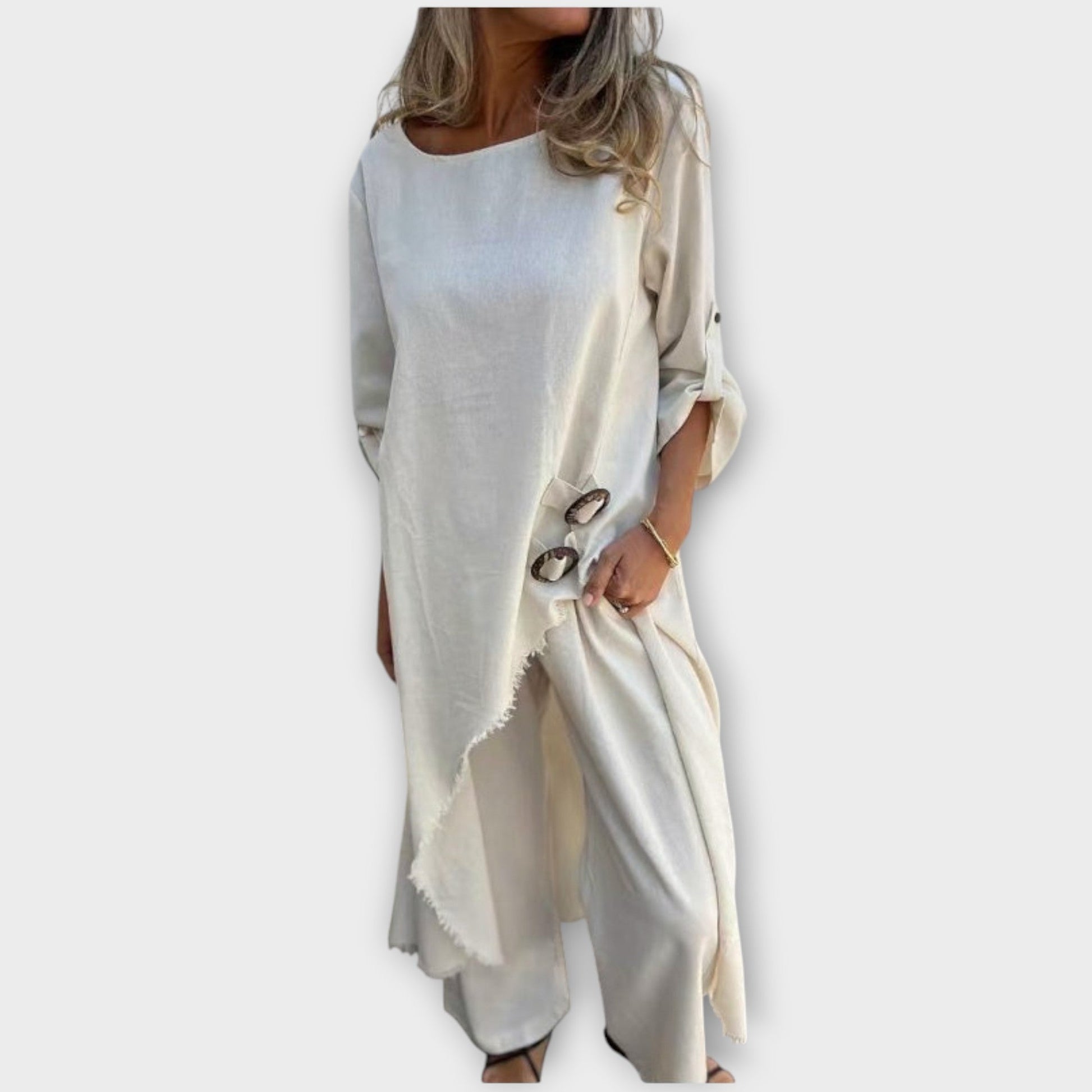 Set Due Pezzi in Lino Relaxed