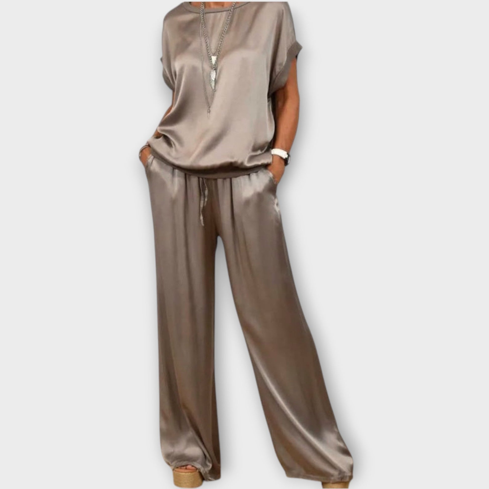 Set Due Pezzi Satin Luxe